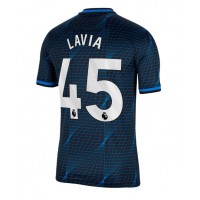 Billiga Chelsea Romeo Lavia #45 Borta fotbollskläder 2023-24 Kortärmad